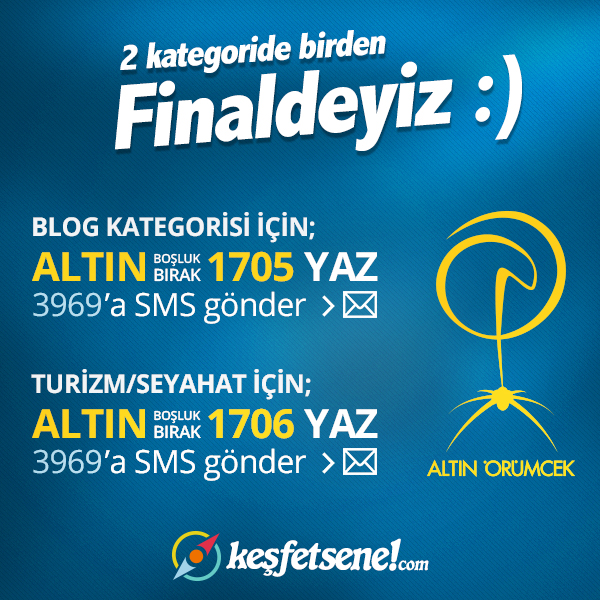 Altın Örümcek Blog kategorisi, Altın Örümcek Turizm/seyahat kategorisi
