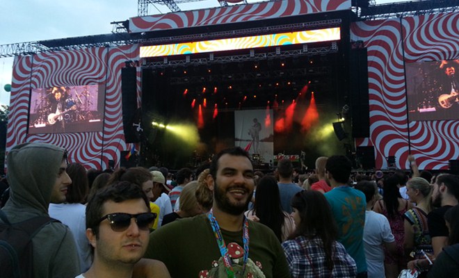 Sziget Main Stage Kalabalık