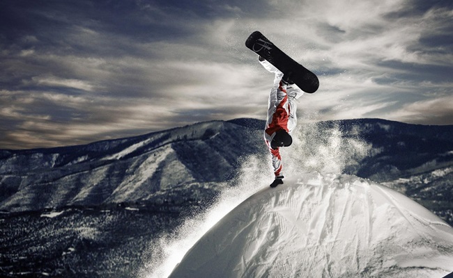 Snowboard zirve